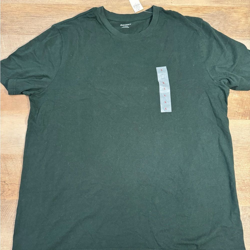 BNWT Old Navy Men's Dark Green Crew Neck T-Shirt Size Large